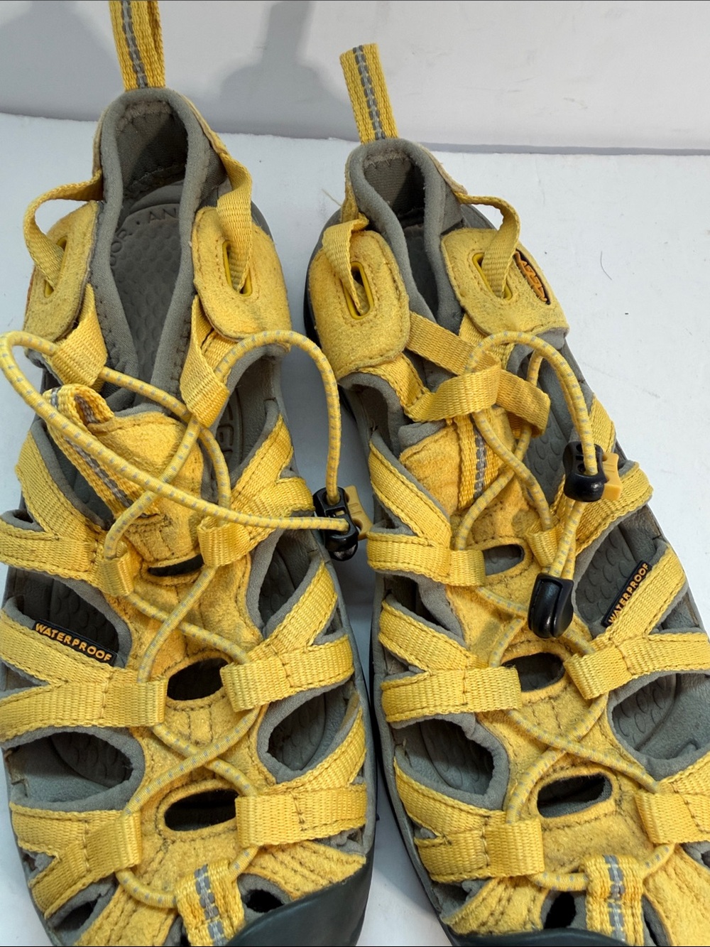 Keen Yellow and Gray Women's Strappy Outdoor Sandals - Picture 3 of 7